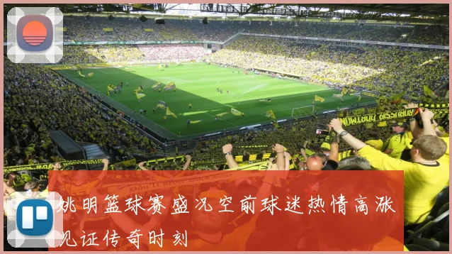 姚明篮球赛盛况空前球迷热情高涨见证传奇时刻